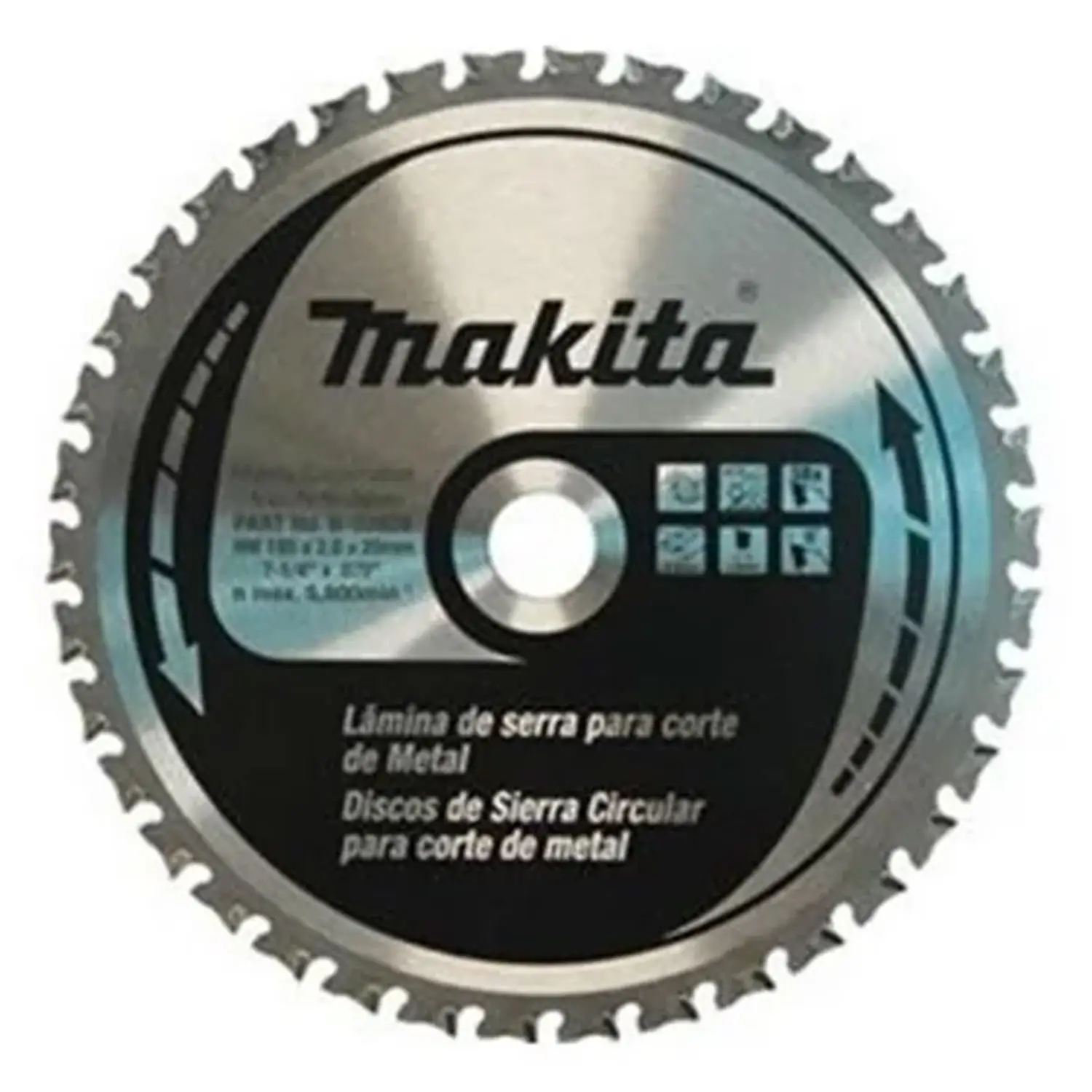 Disco 7,1/4 185 X 1,7 X 70 Dientes Eje 20 Mm. P/4130-4131 – Acero Dulce Delgado