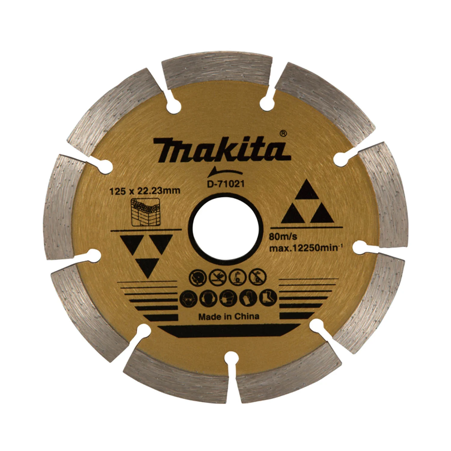 DISCO DIAMANTADO SEGMENTADO P/CONCRETO 125X22.23MM (anillo 20mm)